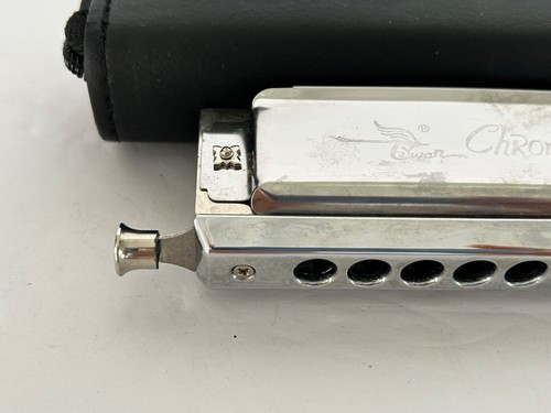 Swan 1040 Chromatic Harmonica In Soft Material Case. - Picture 6 of 8