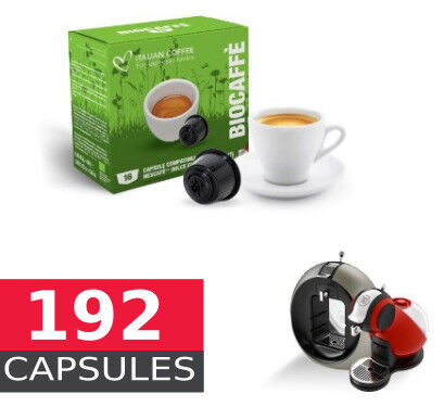 Espresso coffee - 192 Capsules Dolce Gusto copatible - Picture 1 of 1
