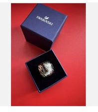 BNIB SWAROVSKI Nirvana cocktail grey stone ring size 52 new❤️🌸🎁