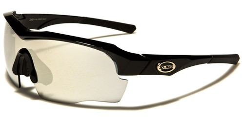 X Loop Sunglasses Wrap Around Plastic Frame One Piece Lenses Biker Cycling Men. - Picture 3 of 4