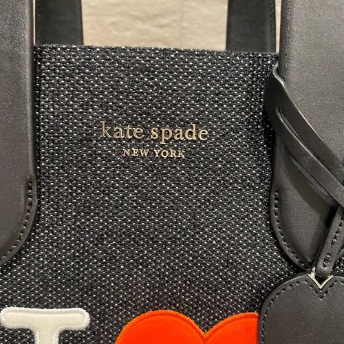Kate Spade I Love NY Manhattan Large Tote Black Excellent - Bild 16 von 22