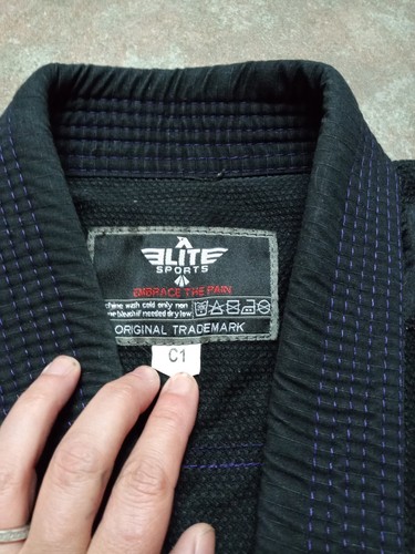Elite Kids Gi Talla C-1 Jiu Jitsu Artes Marciales Mixtas - Imagen 3 de 3