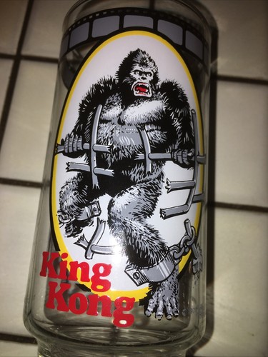 Vintage 1977 BURGER KING ~ KING KONG Coca Cola Drinking Glass - Picture 9 of 10