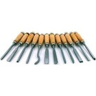   12 Pc Wood Carving Chisel Set 8" Wood Chisel Tool Hand Set 
