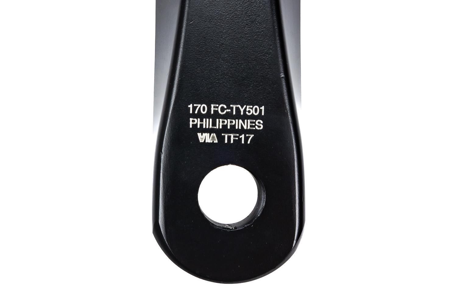 SHIMANO Fahrrad Kurbel Garnitur FC-TY501 Zähnezahl 48-38-28 Kettenschutzring
