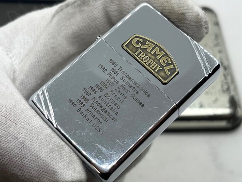 Selten! Authentisches Zippo 1989 Limited Edition Camel Trophy 1937 Replica Feuerzeug mit Etui - Bild 9 von 12