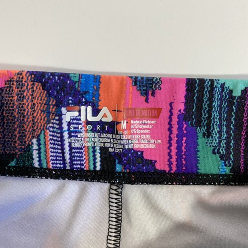FILA SPORT Live in Motion STRETCH LEGGINGS Bike, Dance, Fitness M (10-12) - Picture 5 of 10