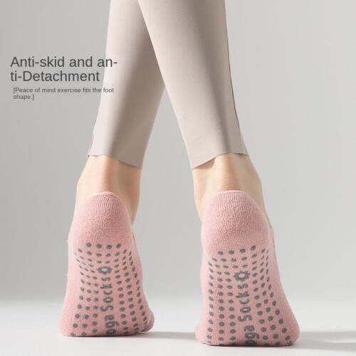 3 pairs Women's Bella Grip Non-Slip for Ballet Yoga Pilates Barre Socks - Picture 3 of 12