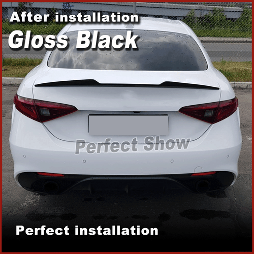 Glanz Schwarz Heckspoiler Kofferraum Spoiler Für Alfa Romeo Giulia 952 2015-2022 - Bild 4 von 12