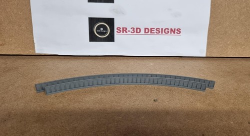 N Gauge Curved Bridge Sides 1,2,3 and 4 Radius Options 3D printed Free delivery. - Picture 4 of 10
