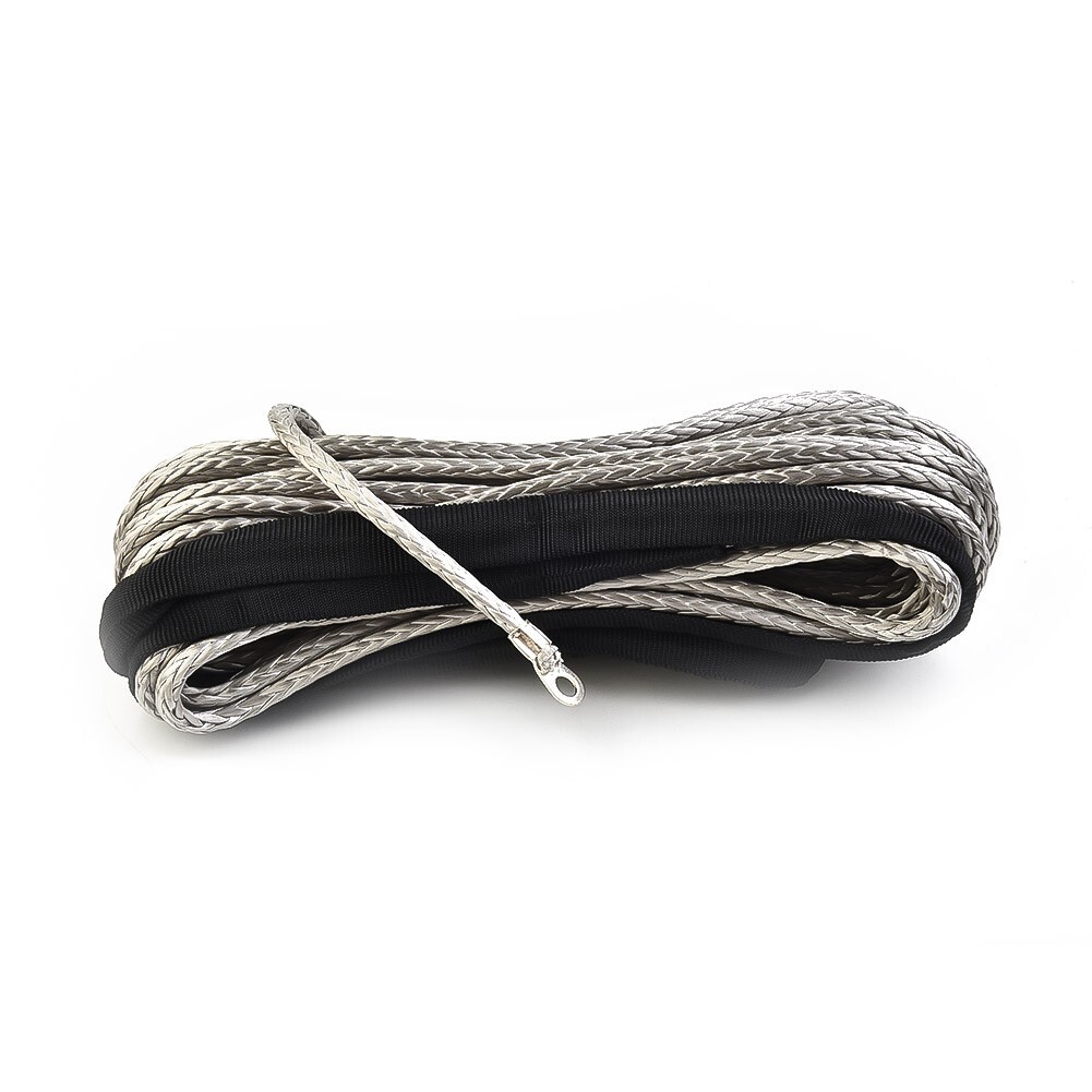 15M ATV/UTV Strength Synthetic Winch Line Cable Rope Tow
