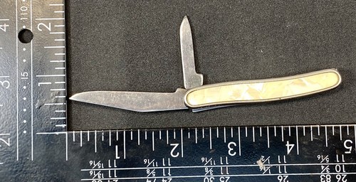 Vintage EXIDE BATTERIES Lifetime Guarantee - Advertising Pocket Knife - Colonial - Picture 4 of 6