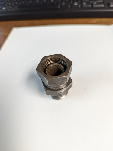 Hydraulic Adapter 3/4" NPT FEMALE SWIVEL X 3/4 #12 MALE ORB O-RING BOSS STRAIGHT - Picture 3 of 3