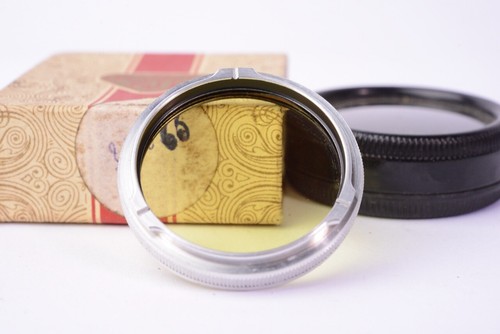 Filter Light Yellow Rolleiflex Mount Ri. With Box Original - Picture 3 of 3