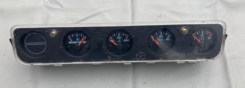 Jeep Wrangler YJ Center Gauge Cluster 92-95 Gas Oil Temp Fuel 4WD Battery OEM - Picture 2 of 9