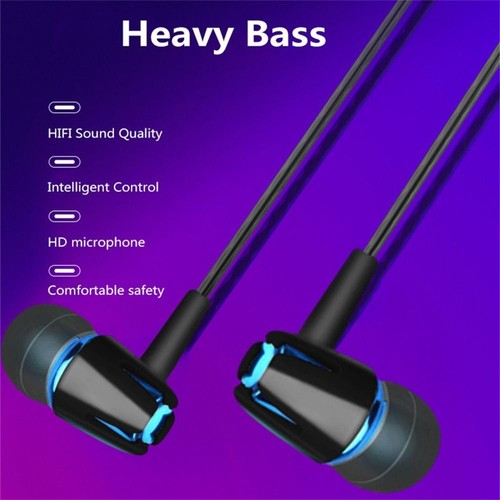 HiFi Sound Stereo Bass In-ear Earphone Wired Earphone Phone Headset Earbuds - Picture 10 of 17