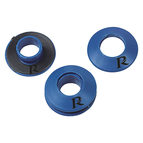 Ribimex 10 Pieces Eyelets Self Tapping IN Nylon for Punch Sheeting And Tarpaulin - Afbeelding 1 van 2