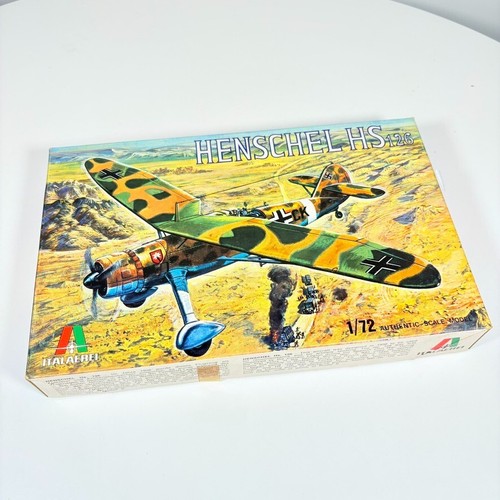Italaerei 109 Henschel Hs 126 Reconnaissance Aircraft 1:72 Model Kit Italeri - Picture 1 of 6