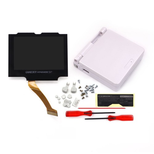 Kits de resaltado LCD con retroiluminación LCD GBA SP 3.0"" IPS con carcasa para GameBoy Advance SP - Imagen 16 de 26