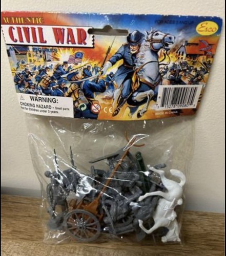 Neu Vintage Union Authentic Bürgerkrieg Actionfiguren Spielzeug Esco Armee Jungs versiegelt