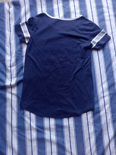 Dallas Cowboys Girls XL Size 14 Navy Blue T Shirt EUC - Picture 6 of 6
