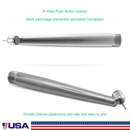 NSK Style Dental 45 Degree Surgical High Speed Handpiece Push Button 2/4 Hole - Picture 24 of 25