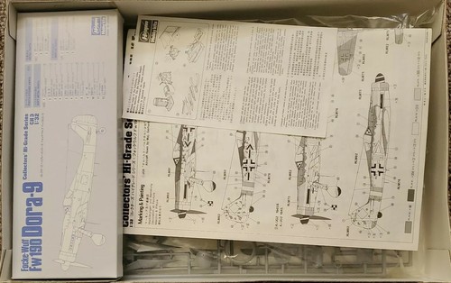 Vtg Hasegawa 1/32 Focke-Wulf Fw190 Dora-9 Collectors Hi-Grade Series limited edt - Picture 6 of 8