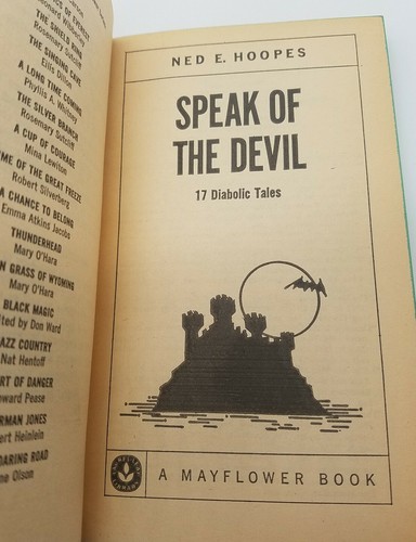 SPEAK OF THE DEVIL: 17 DIABOLIC TALES Edited by Ned E Hoopes 1967 Paperback - Picture 6 of 8