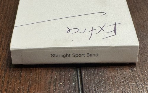 Apple Watch Starlight Sportarmband 41mm mit Edelstahl Pin für Series 8 - Bild 2 von 7