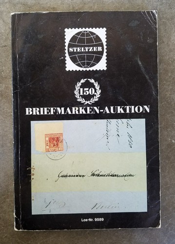 150 Steltzer Briefmarken-Auktion 1980s Vintage German Stamp Auction Book 9589 - Picture 1 of 5