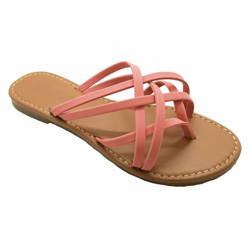 Nuevas Mujeres Sandalias Gladiador Zapatos Tanga Chanclas Abatibles Talla Plana Zapatilla Zapatos - Imagen 12 de 33
