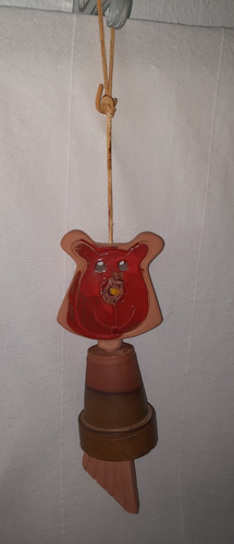 Divertido 1966 De Colección People Lovers ~ Percy ~ Cerámica Carillón de Viento ~ Arcilla de Gres del Pacífico - Imagen 2 de 24