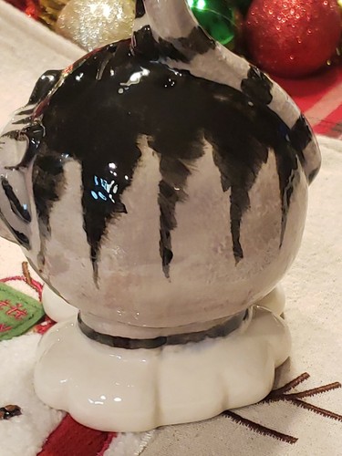 Clay Barrell Ceramics, Kitty Cat Piggy Bank, Made in Alaska - Picture 3 of 7