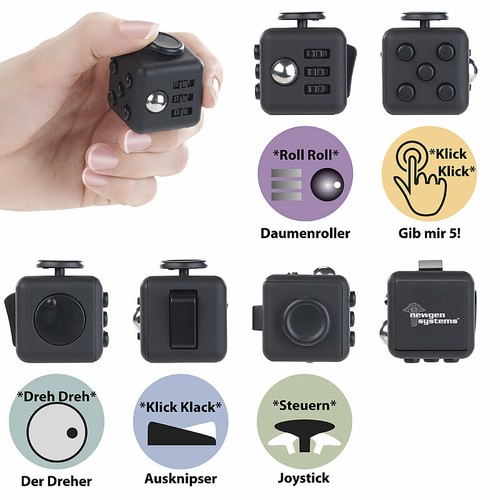 Anti-Stress-Würfel mit 5 Funktionen gegen Nervosität, Stress und Wut - Bild 8 von 10