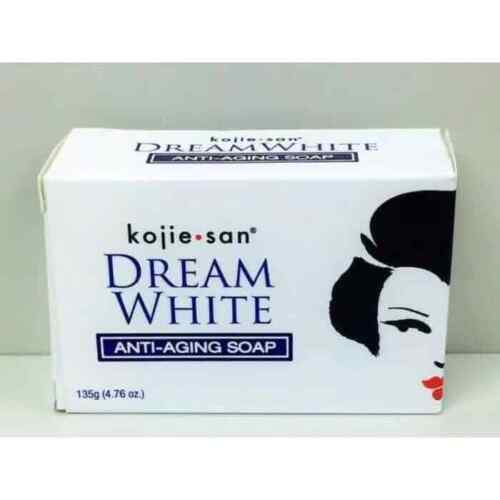 2 X Kojie San Dream White Anti-Aging Seife 135 G - Mit Kollagen & Elastin, Für Hellere, Straffere Haut