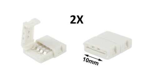2X Steckverbinder Streifen LED 10 8 MM 5050 3528 RGB Schließen Spule Beitreten - Bild 3 von 4
