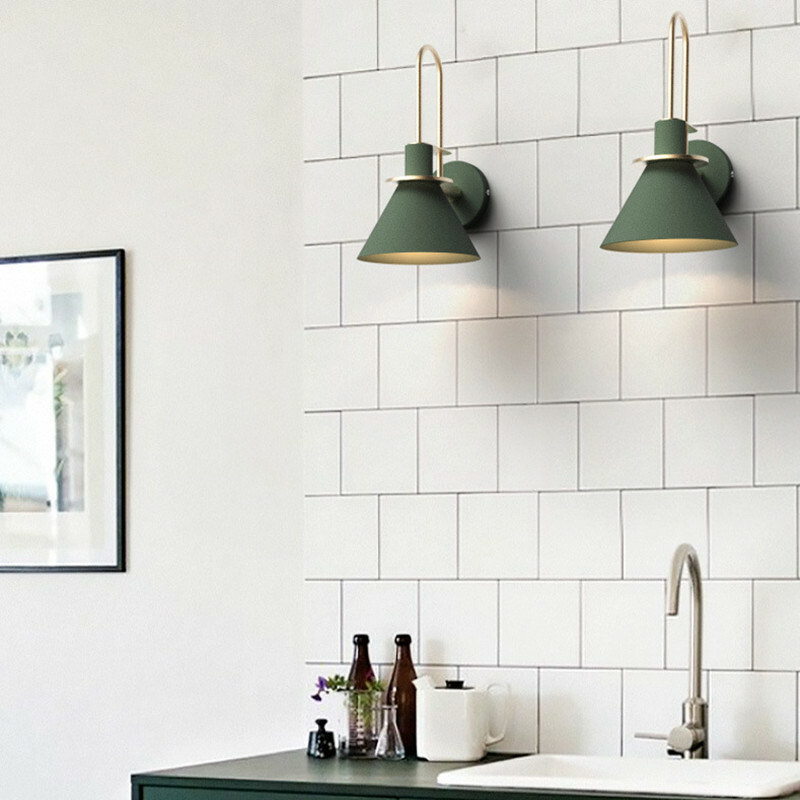 Indoor Wall Lights Bar Wall Lighting Kitchen Wall Lamp Bedroom Green Wall Sconce