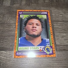 2024 Score A Treat Halloween #3 Blake Corum (RC) Pumpkins Los Angeles Rams