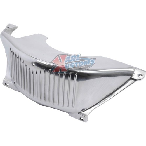 Polished Finned Aluminum Transmission Flywheel Dust Cover TH350 TH400