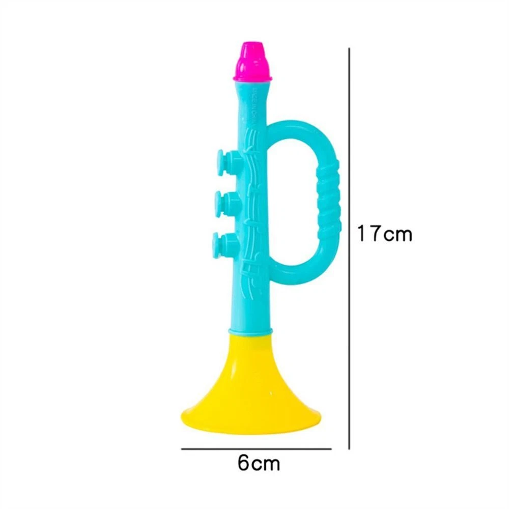 Kids Toy 17CM Kids Trumpet Baby Music Toys Plastic Trumpet Baby