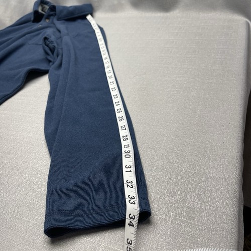 L.L. Bean XLT Tall Blue Long Sleeve Fleece 3 Button Polo Shirt - Picture 8 of 8