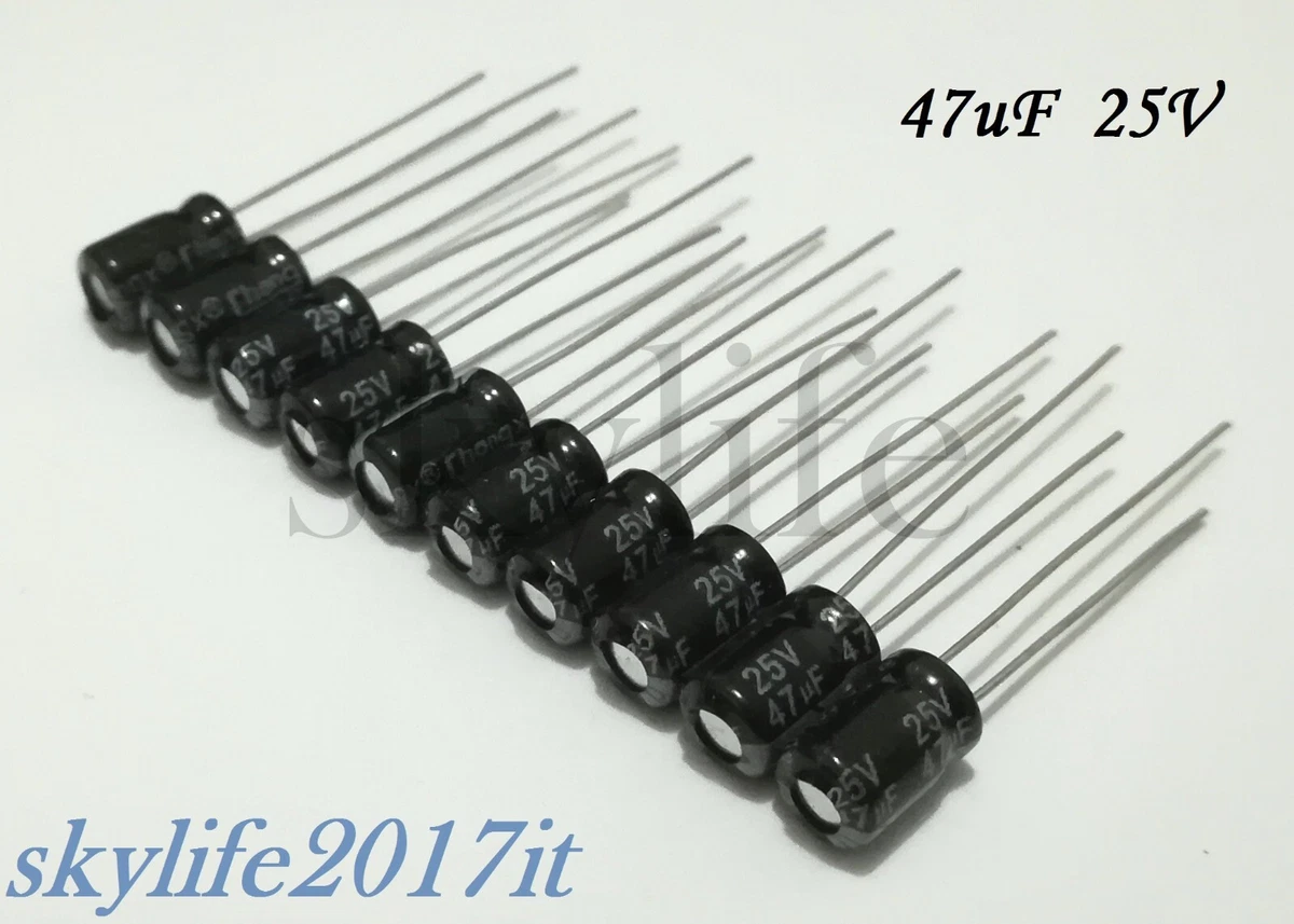 Condensatore elettrolitico 10uf 450v 105ºc Dimensioni 13x20mm 10mf450v