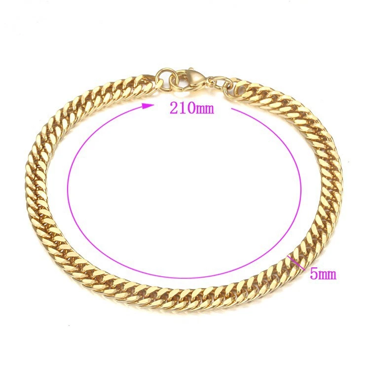 Armband Silber Silberarmband Armreif Herren Edelstahl Damen 20cm 5mm platiniert - Bild 2 von 2