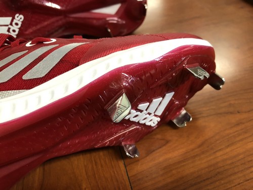 Adidas Softball PureHustle Women's Cleats Size 8 Team Power Red FV9039 - Picture 8 of 8