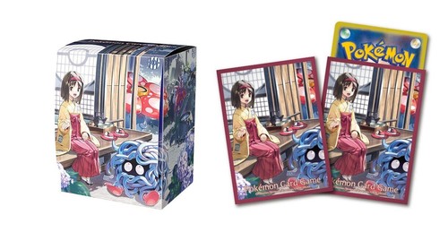 Pokemon Card Game Erika's holiday Deck Case Sleeve Set Pokemon Center limited - Picture 22 of 24