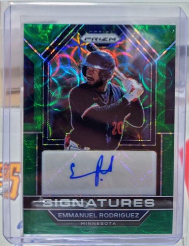 2024 Panini Prizm Emmanuel Rodriguez Minesota Twins Auto /75 #SIG-ER - Picture 17 of 24