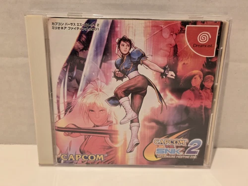 Capcom vs. SNK 2: Millionaire Fighting 2001 (Sega Dreamcast, 2001) US Seller