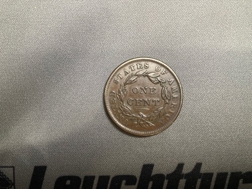 1838 Coronet Head Large Cent - Picture 8 of 12