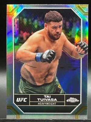 Tai Tuivasa 2024 UFC Topps Chrome Refractor