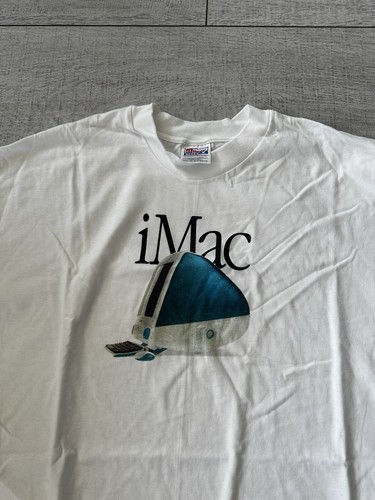 Vintage iMac Think Different TShirt XXL Mens Adult Apple Computers Dead stock - Picture 2 of 8